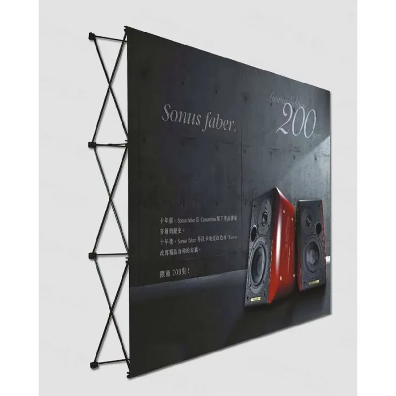 Aluminum Pop Up Bracket Background 10ft*10ft Background Monitor Pop Up Display Stand Pop Up Straight Display Stand