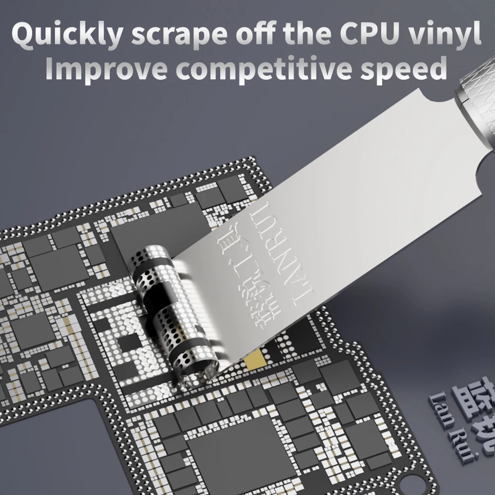 LANRUI 007 Multifunctioal CPU IC Glue Removal Blade Set For Glue Removal CPU Delamination Glue Cutting Chip Prying Scraper Tool