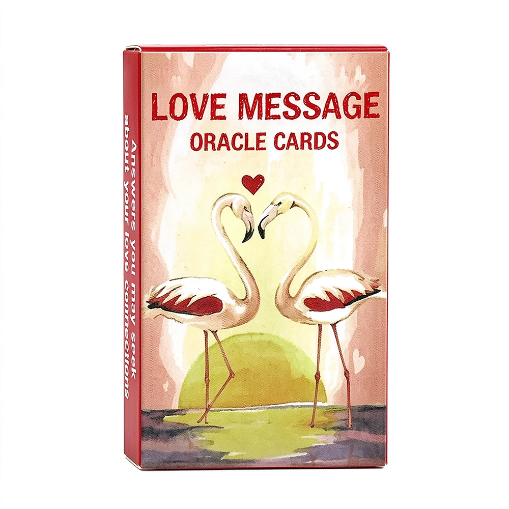 Love Message Oracle Cards Romance Oracle Deck 54-Card English Version Fate Divination Board Game for Love Relationship Spiritual