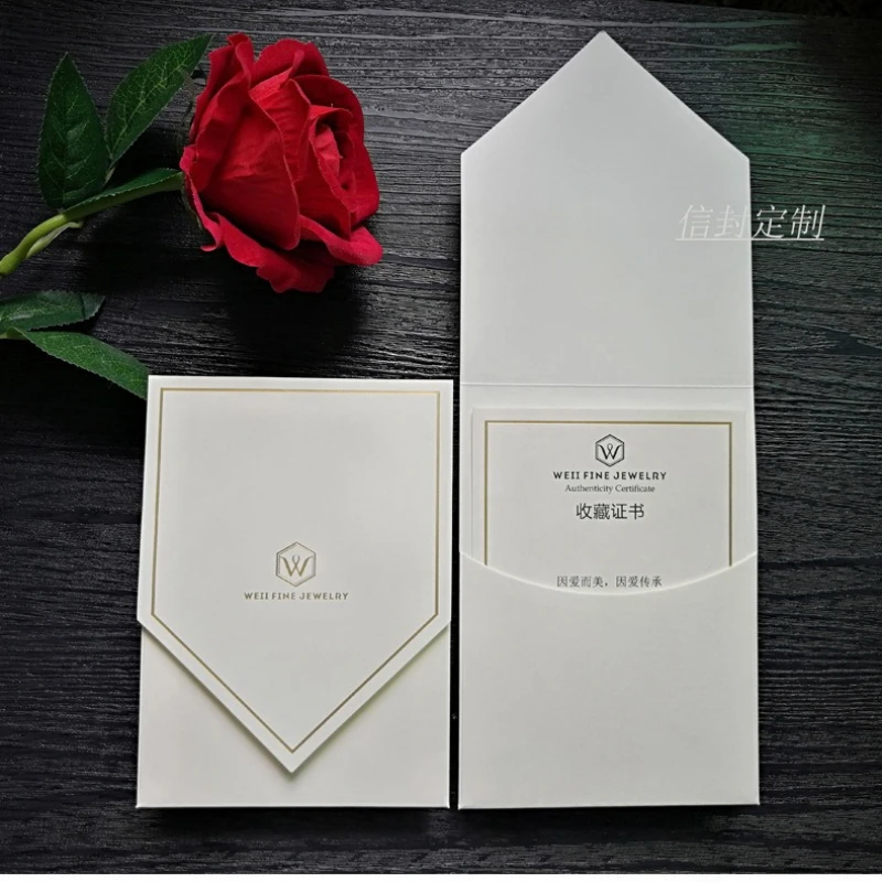 100pcs Envelope Advertising Color Printing Envelope Production Enterprise Envelope Invitation Letter Customization