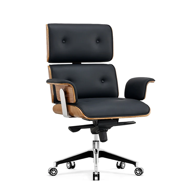 

Luxury Modern Design Executive Office Chair Bentwood Lift Chair with Synthetic Leather for Office or Waiting Room Use