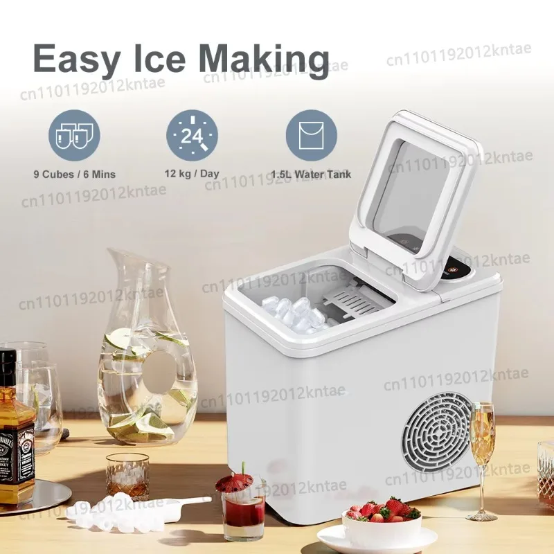 Hot Sale Compact Mini Cube Block Portable Home Automatic Countertop Self-Cleaning Small 12v   Makers Making Machines