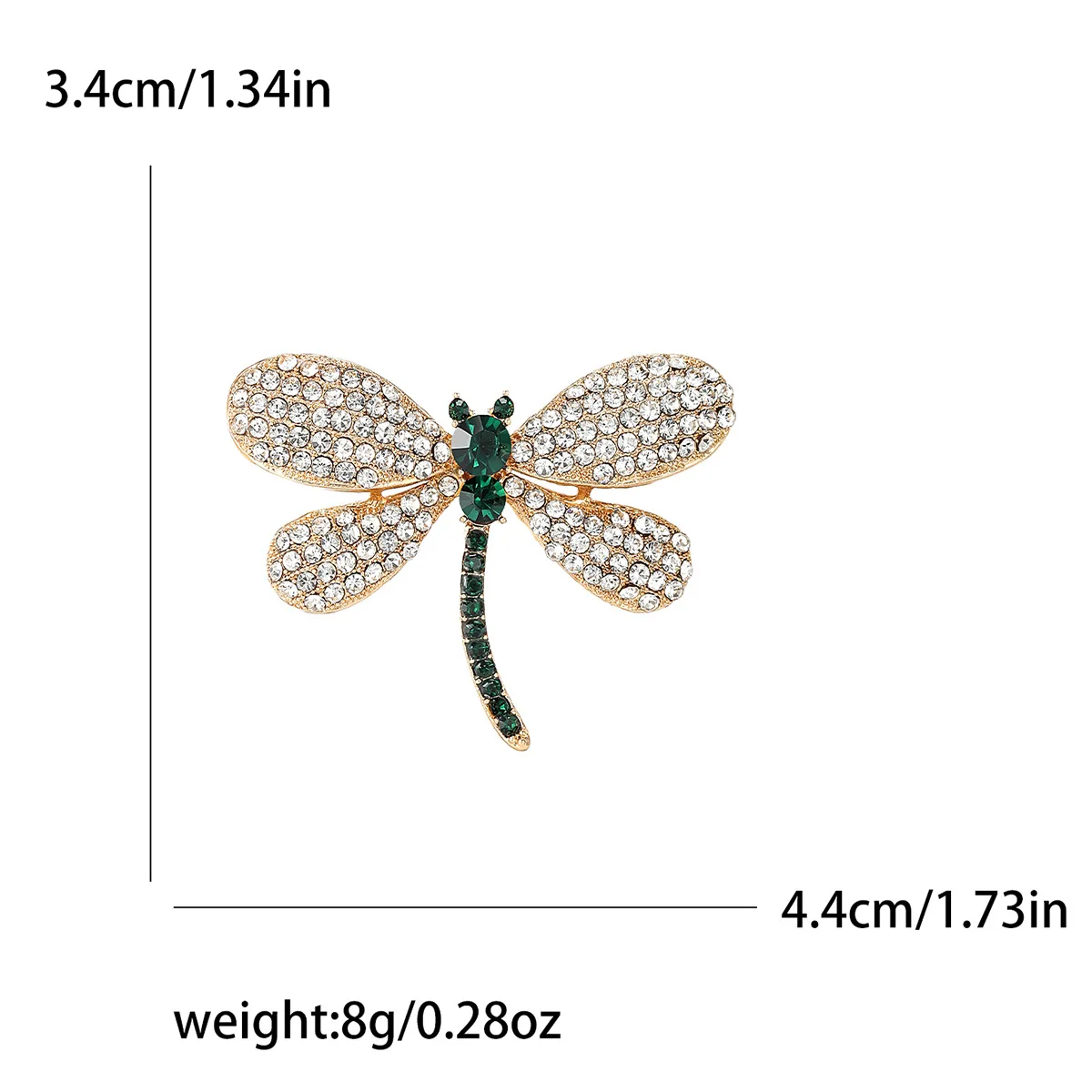 Broche de libélula para mujer, ramillete de temperamento de nicho femenino, Chaqueta de traje, pin fijo, accesorios de ropa, hebilla de cuello