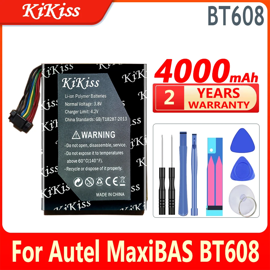 

Аккумулятор KiKiss 4000 мАч для Autel MaxiBAS BT608