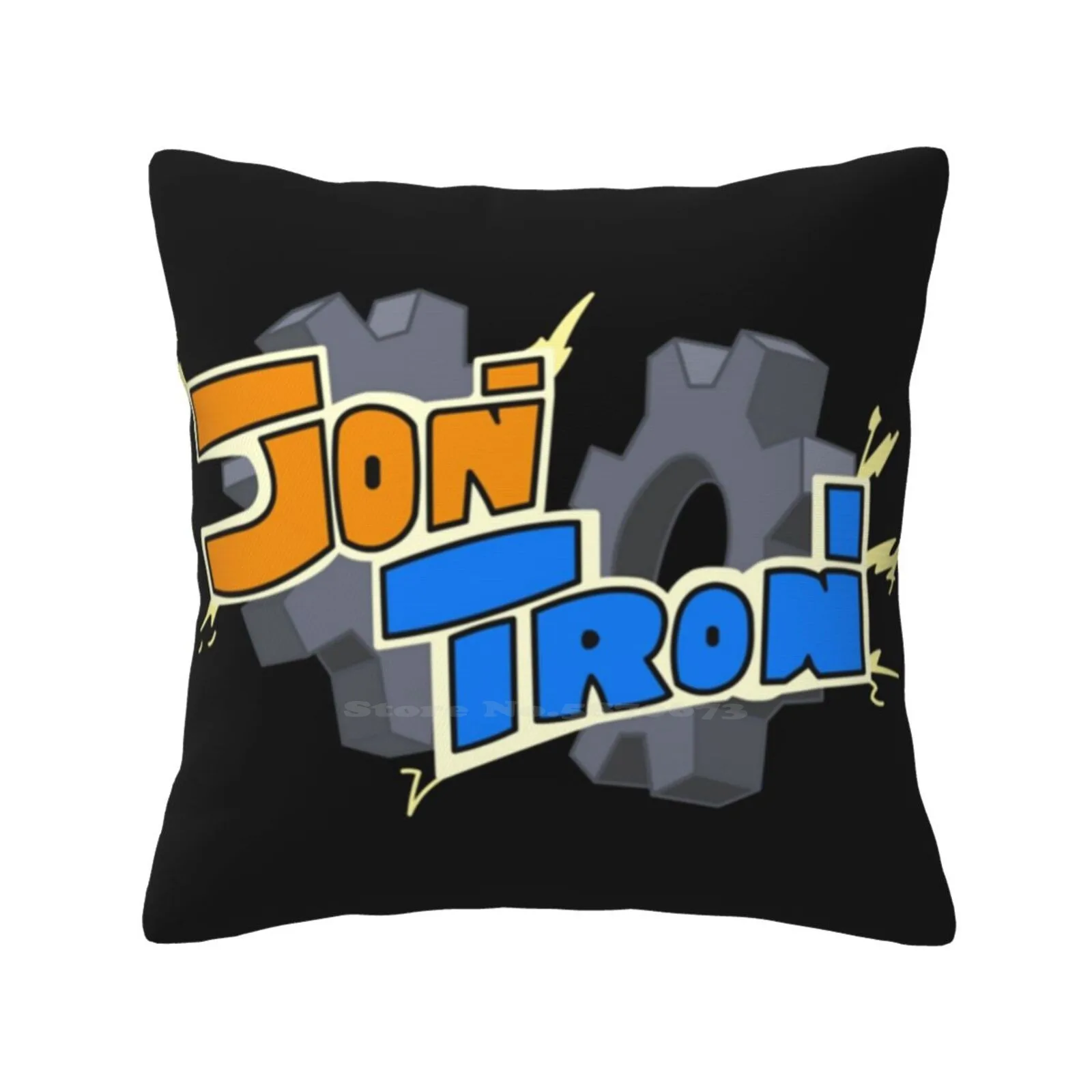 Jontron Custom Logo Classic Home Sofa Car Cushion Cover Pillowcase Game Grumps Egoraptor Meme Jontron Funny Jontron