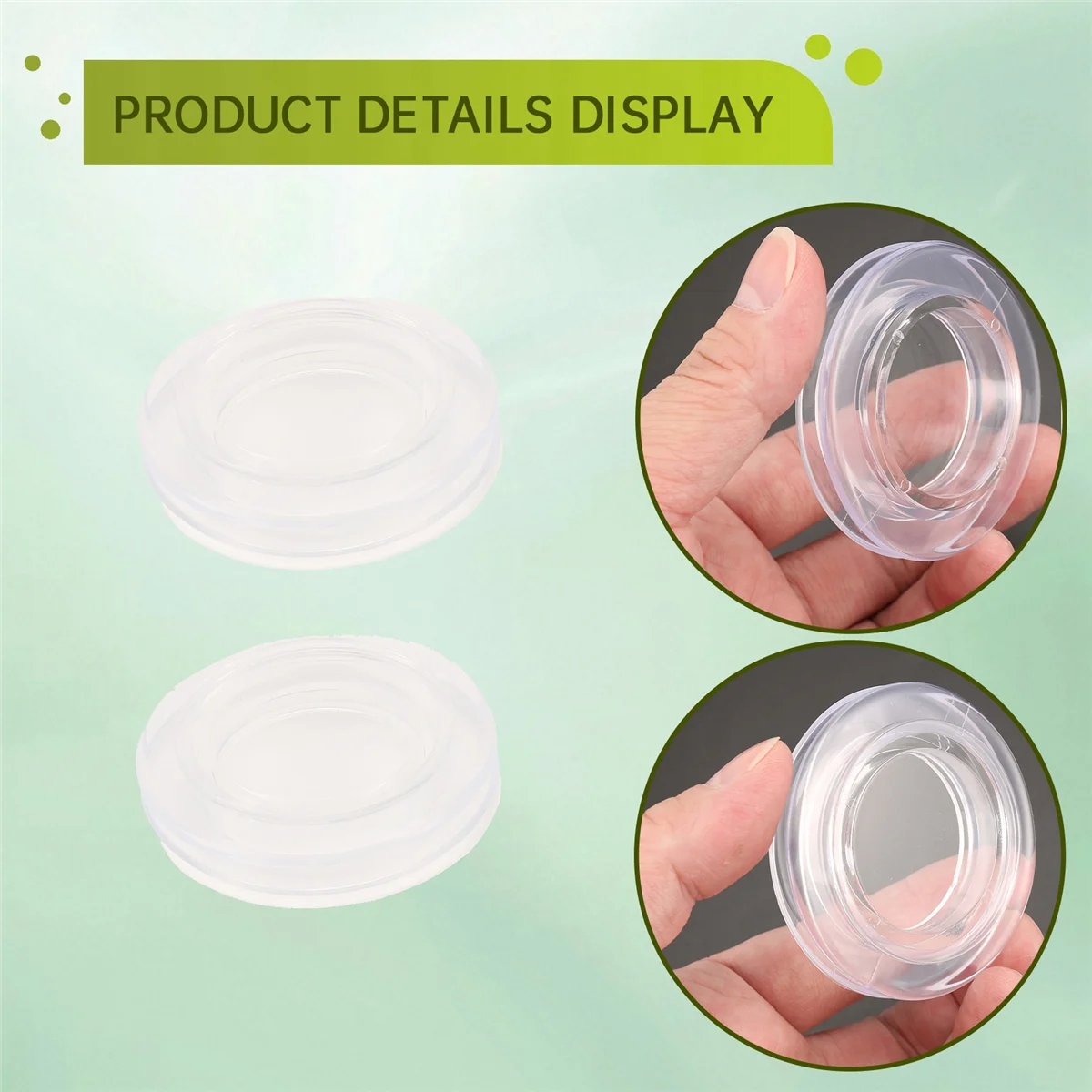 AA26P 2Set Anelli per fori per ombrellone Anello per fori per ombrellone con manicotto per tappo per ombrellone Manicotto per tappo per foro per tavolo esterno Tappo antipolvere