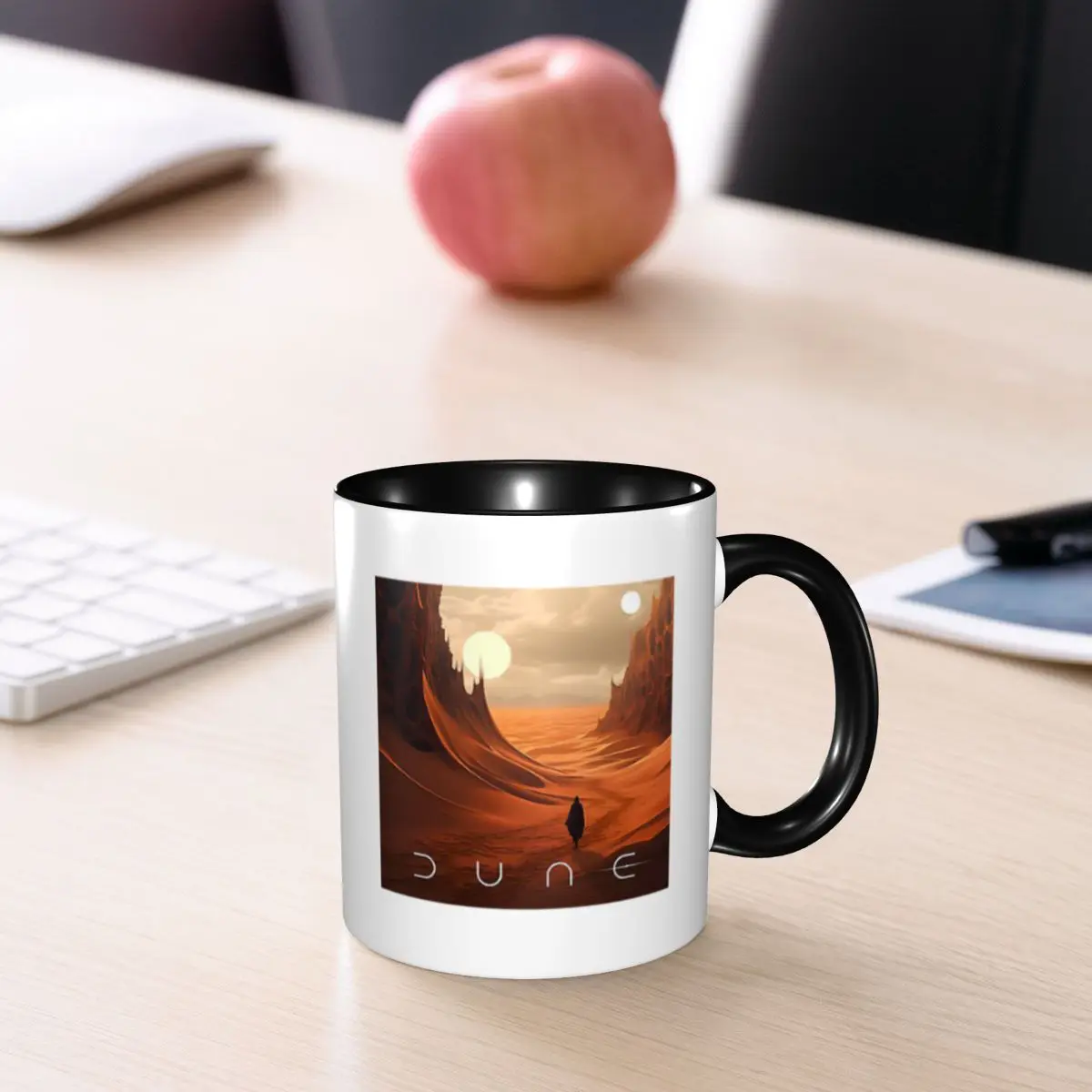 Dune 2020 Fan Art Mug Funny Ceramic Coffee Cups Tea Mugs Milk Cup Drinkware Gift for Woman Man