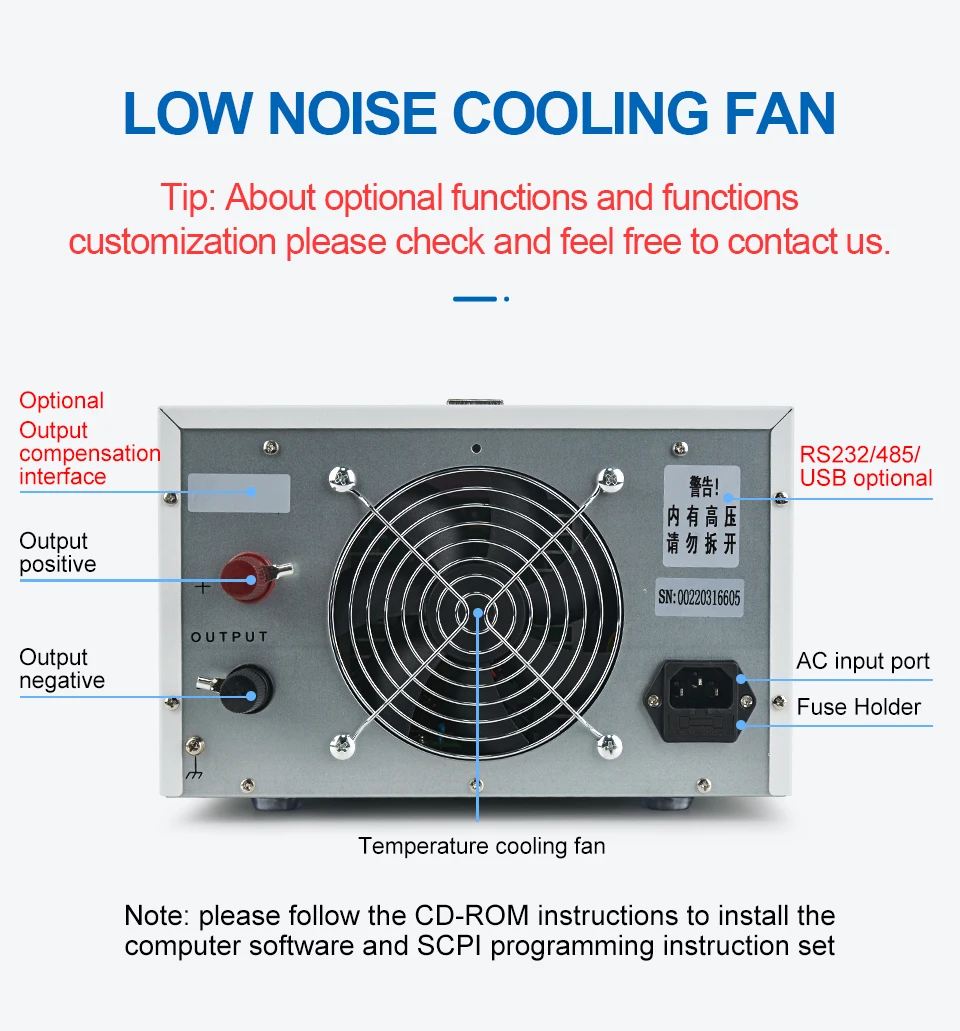 1800 واط التبديل الرقمي 60 فولت 30A 24 فولت 30 فولت 40 فولت 10A 20A 5A مقاعد البدلاء وضع المختبر بطارية المحرك تهمة عالية الطاقة تيار مستمر امدادات الطاقة #6