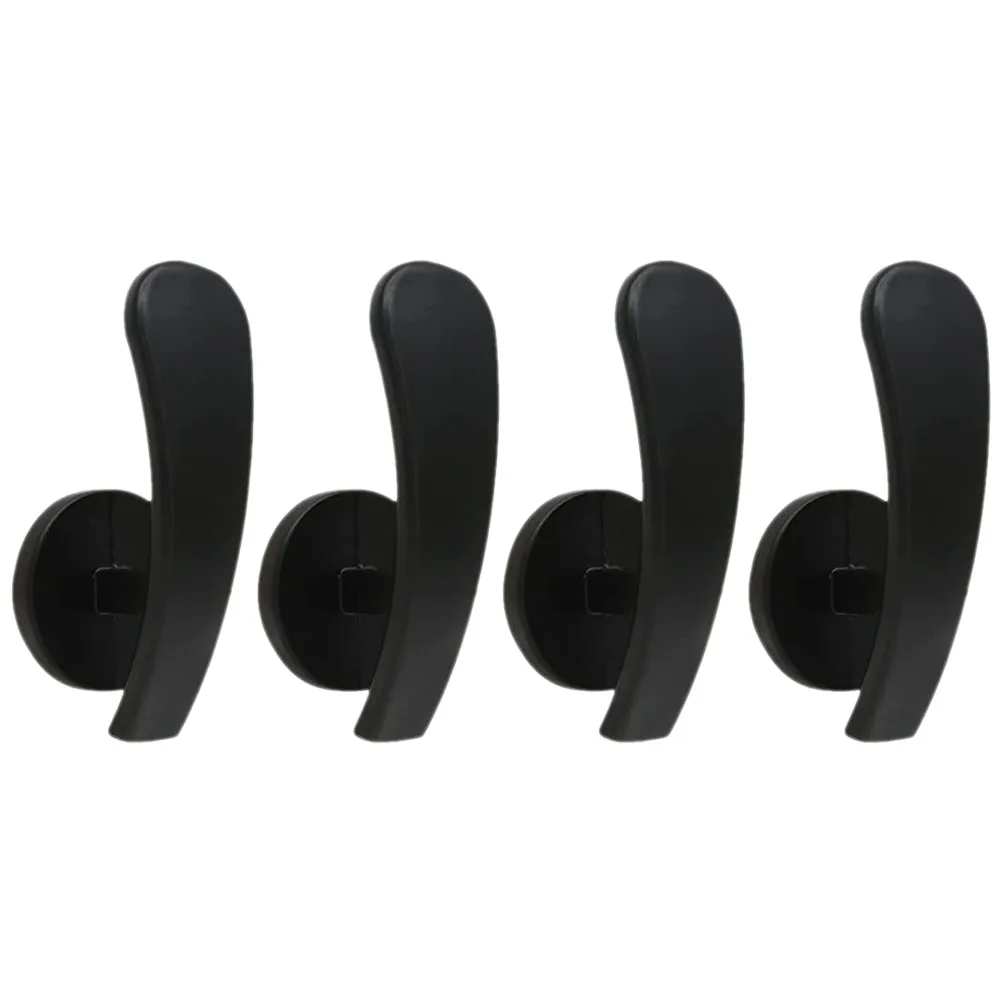 

4 Pcs Curtain Hook Accessories Simple Structure Hooks Metal Tiebacks Decorate Elegant Aluminum Alloy