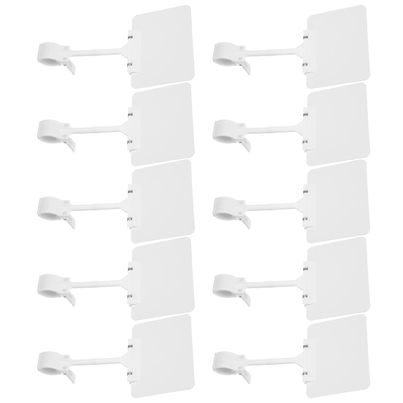 10Set Mini Price Display Boards A6 Erasable Chalkboard Plastic Clips Retail Store Supermarket Merchandise Sign Display Tags