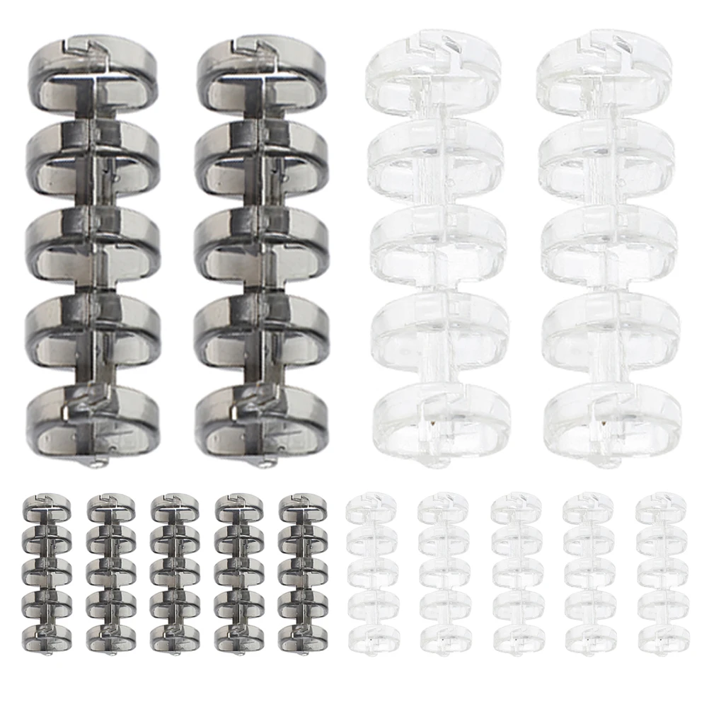 

20pcs Binder Rings for DIY Albums Plastic Loose Leaf Rings Smooth Edge Book Binding Supplies Lightweight Portable