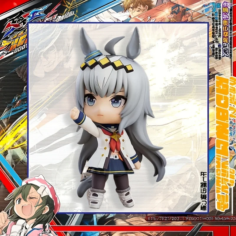 A chibi-style figurine of a popular anime game character, featuring movable arms and legs and interchangeable faces. Ideal for s