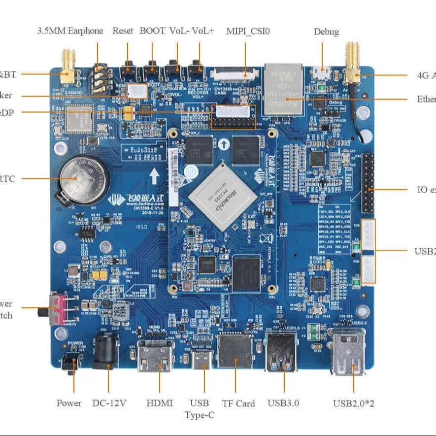 

Android Development Board Evaluation Board Rockchip Rk3399