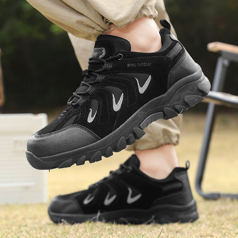 Men Trekking Wandelschoenen Botas Mujer Outdoor Hiking Shoes for Him Her Durable Sport Work for Couples Antiskid Sneakers 39-44