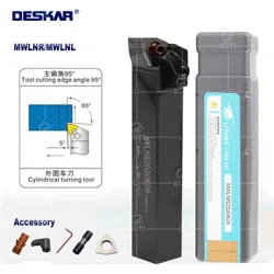 DESKAR 100% оригинальный MWLNR/L1616H06 MWLNR/L2020K06 MWLNR/L2525M06 внешние токарные инструменты Arbor CNC токарный резец для лезвий WNMG