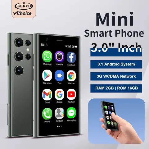 SERVO S23 Mini Android Smartphone 2 SIM 3G WCDMA 2 GB+16 GB Google Store WIFI GPS Position 3.0 10 best sales från 23 - №8