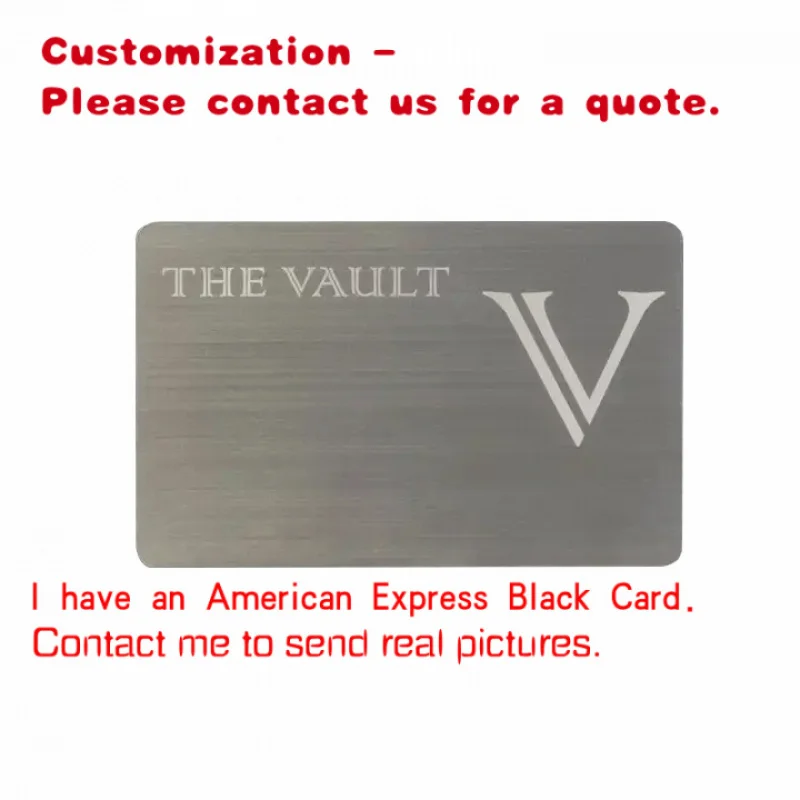 

custom.Custom Design NFC Metal Business Card Membership Stainless Cards 213/215/216