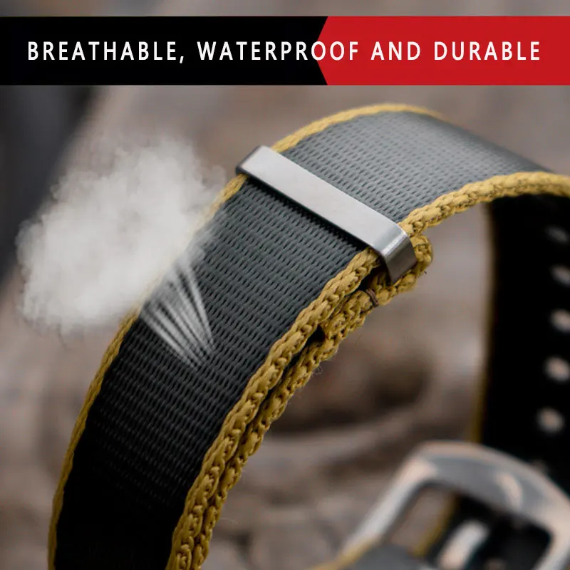 Top Universal Nylon Wristband 20mm 22mm Military Watch Band for Marine Corps Military Strap For Mechanical Dive Replace Band