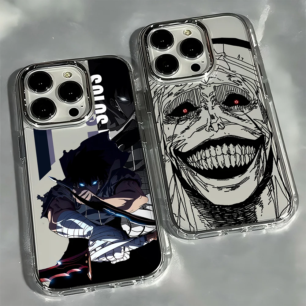 Luxus Hot Anime Solos Nivellierungen Telefon Fall Für Google Pixel 10 9 8 8A 9A XL Pro 4G 5G Transparent Weiche Silikon TPU Zurück Abdeckung