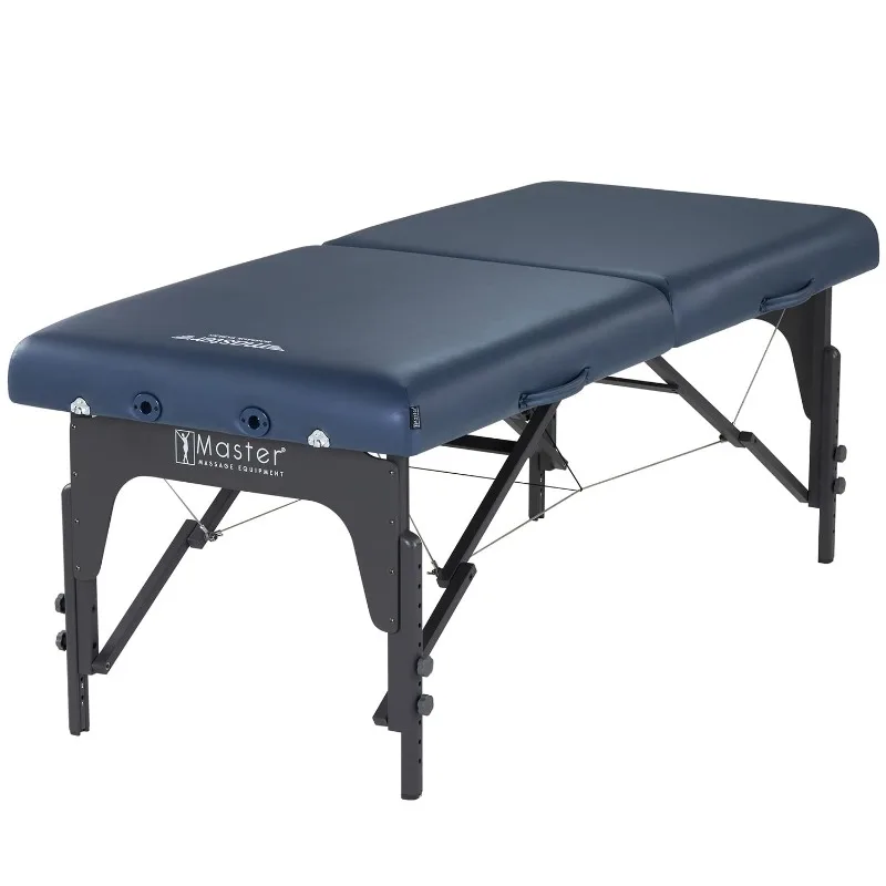 Montclair Pro-mesa de masaje portátil de 31 pulgadas, paquete con amortiguación de espuma viscoelástica, paneles Reiki, liberación de Cable Shiatsu,