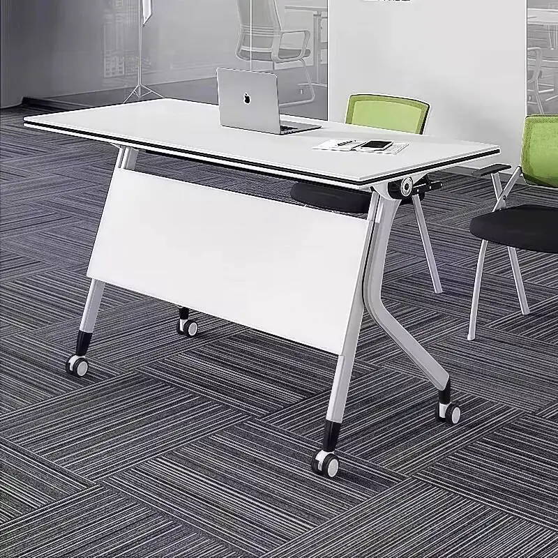 

Training Desks Free Folding Office Table Thickened Desktop Bold Table Legs Silent Universal Wheel Computer-schreibtische Mobili