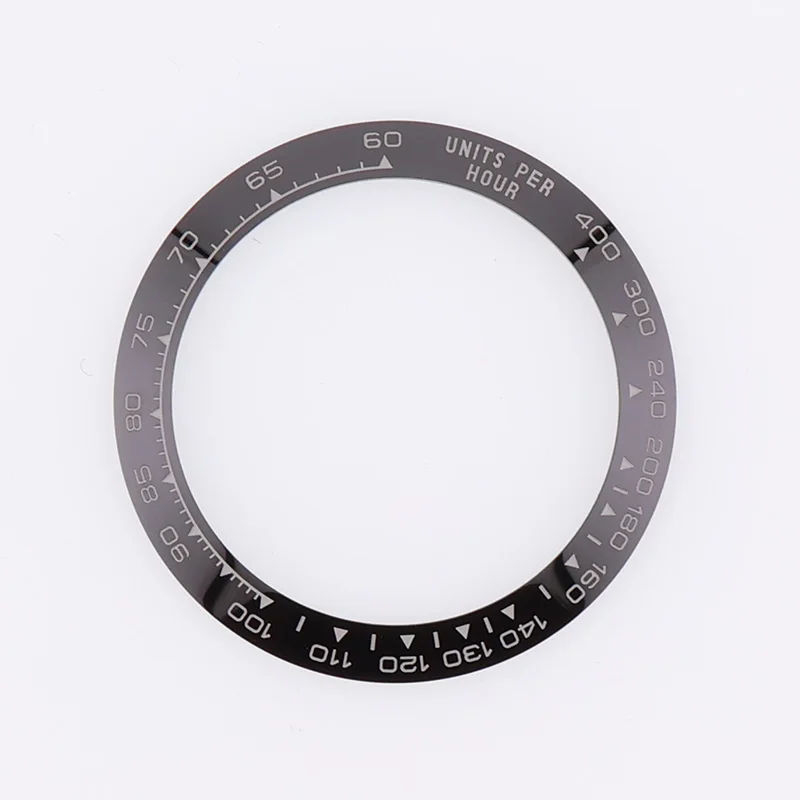 38.5mm High-quality Ceramic Daytona Black Bezel Insert Watch Ring Accessories Replacement Parts