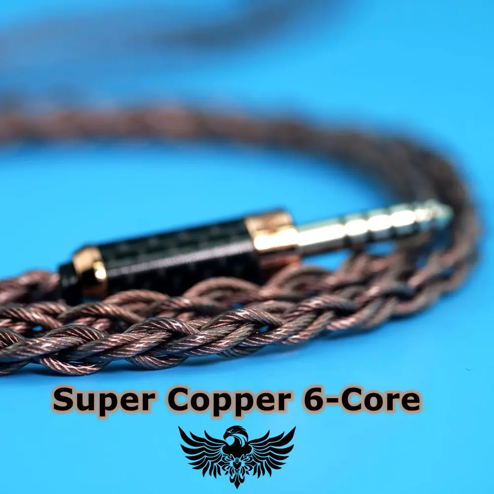 Super copper series MK2  4-core thick OCC cable IE900 N5005 0.78MM MMCX 4.4MM 2.5MM 3.5MM Headset upgrade cable