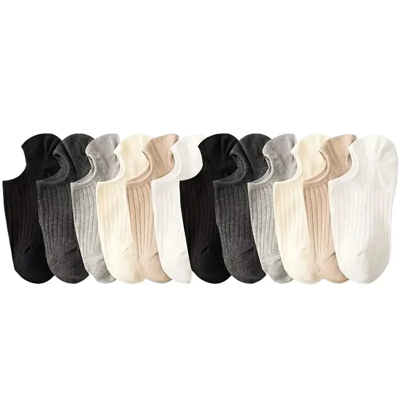 

18 Pairs of Soft and Elastic Sports Socks, Simple and Invisible Mixed Color Socks for Autumn and Winter, Essential for Fitness