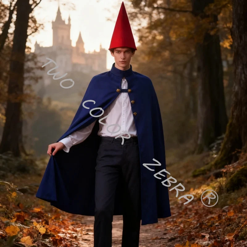 A;3\v,7'd/Over the Garden Wall Cartoon Anime Movie Wirt Cosplay Shirt Pants Cloak Costom Suit for Adult Kids Adventurew.3;v'6\b/ view 5