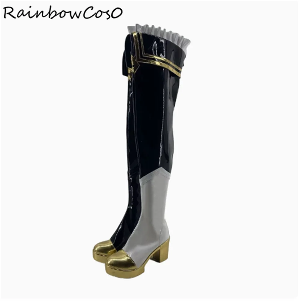 シュバリエ・フィデル ウマ娘 プリティーダービー コスプレ靴 ブーツ ゲーム アニメ ハロウィン RainbowCos0 W4307