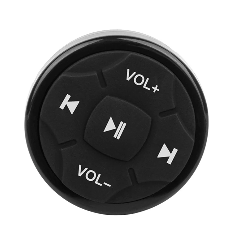 Steering Wheel Remote Control,Wireless Bluetooth 4.0 Media Button Music Play Remote Control For IOS/Android