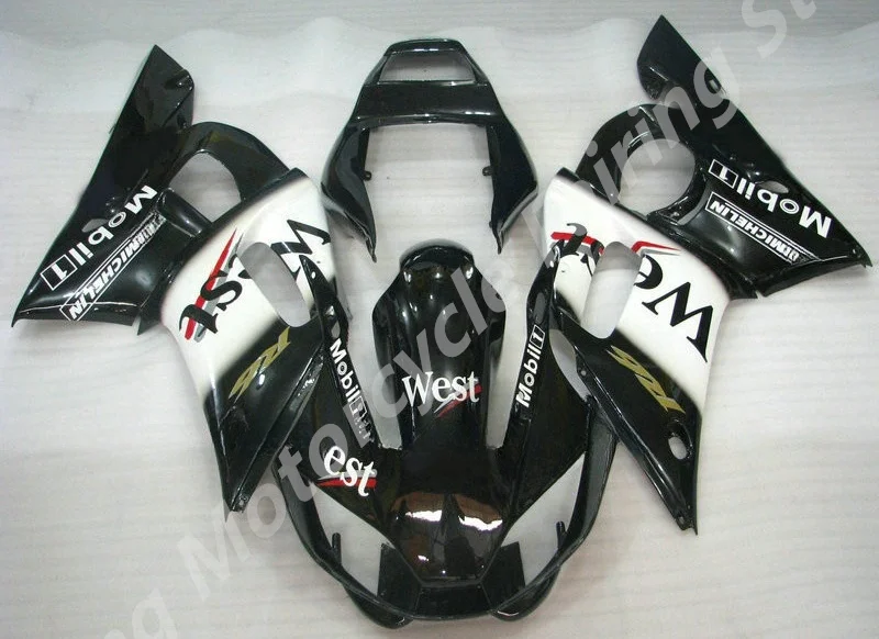 

Customized motorcycle fairing Kits Fit For YAMAHA YZFR6 YZF600 YZFR6 1998-2002 ABS plastic white black bodyworks 98 02