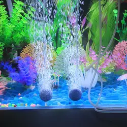 Bomba de aire para acuario y pecera con difusor burbujeador