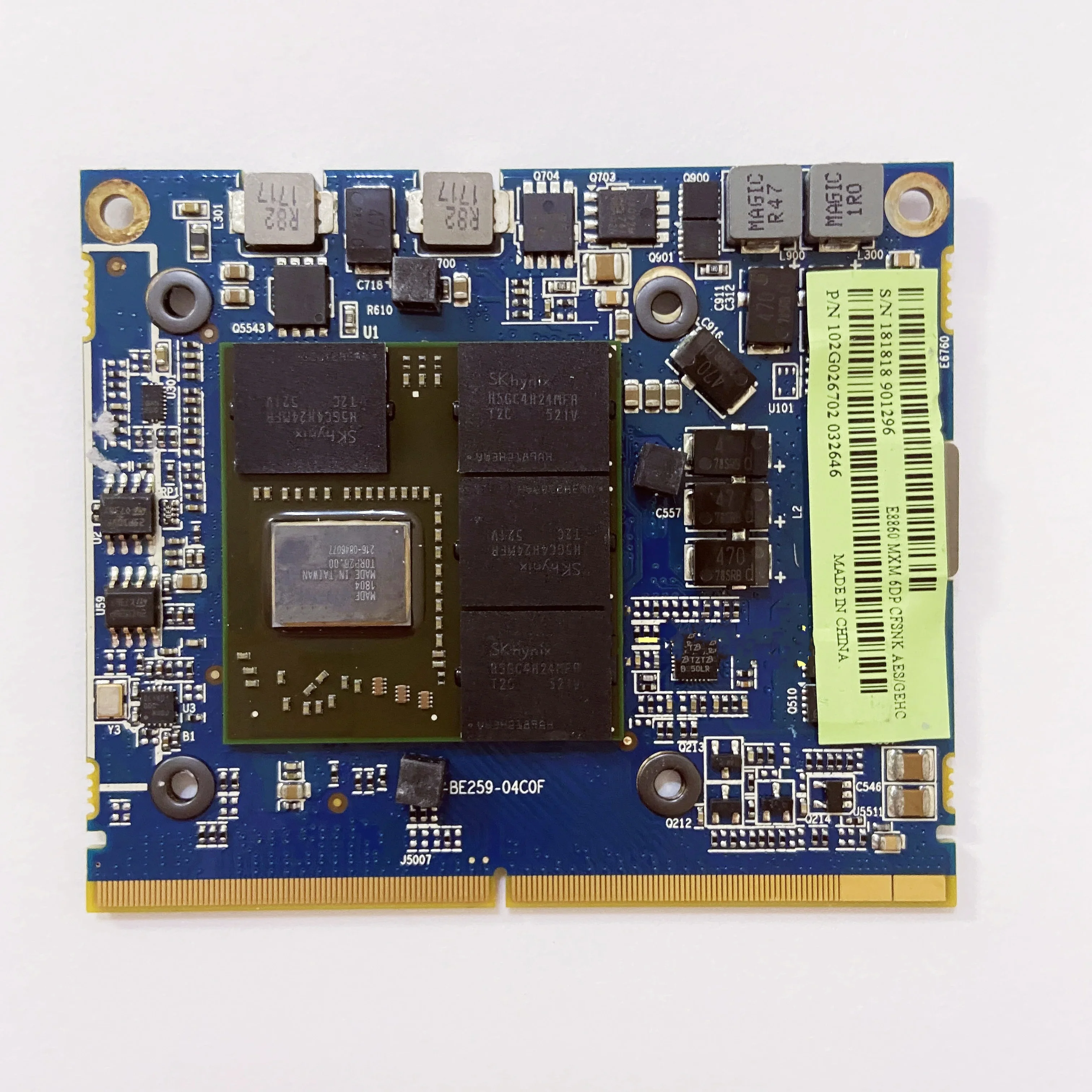

Original E8860 E 8860 216-0846077 All In One Machine Embedded Video Graphics Card MXM 3.0 Type A Design