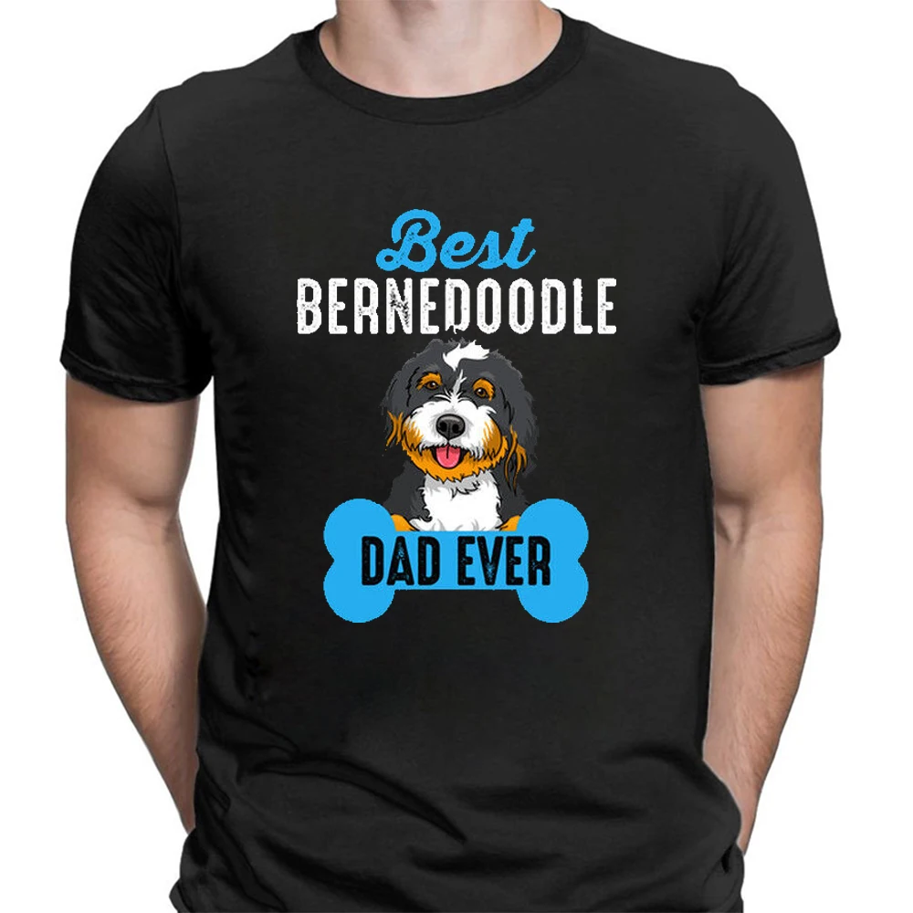 Bernedoodle, el mejor papá de todos los tiempos, camiseta del Día del Padre, regalo del Día del Padre, regalo para papá, camisetas gráficas, camisas de calle para hombres