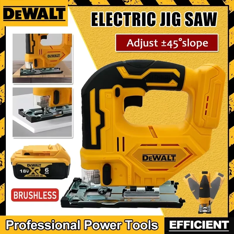 

Dewalt 3000RPM Brushless Curve Saw 20V Cordless Electric Jig Saw Portable Multifunction Adjustable Woodworking Power Tool