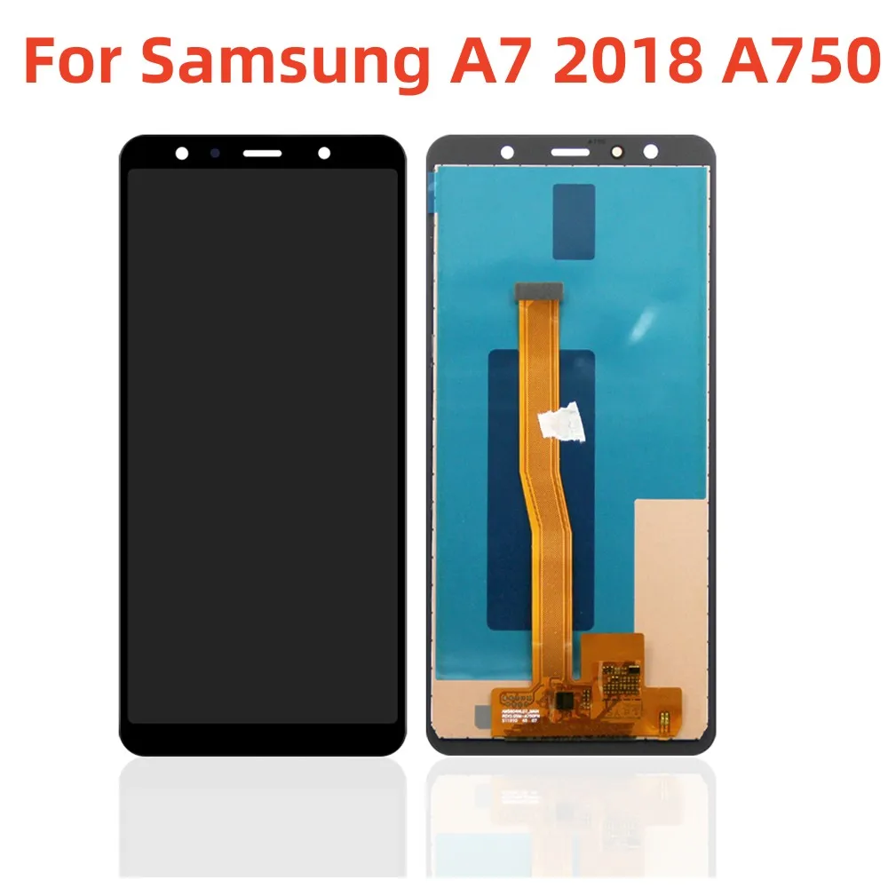 

Mobile Phone Parts TFT A750 Display Screen For Samsung Galaxy A7 2018 A750 A750F LCD Display Touch Screen Digitizer Replacement