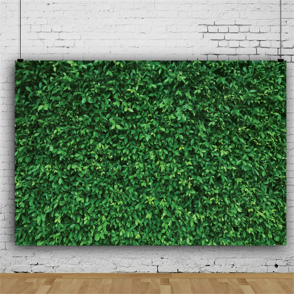 Vinyl Green Leave Photography Backdrops Birthday Background for Birthday Photo Booth Prop Decoration