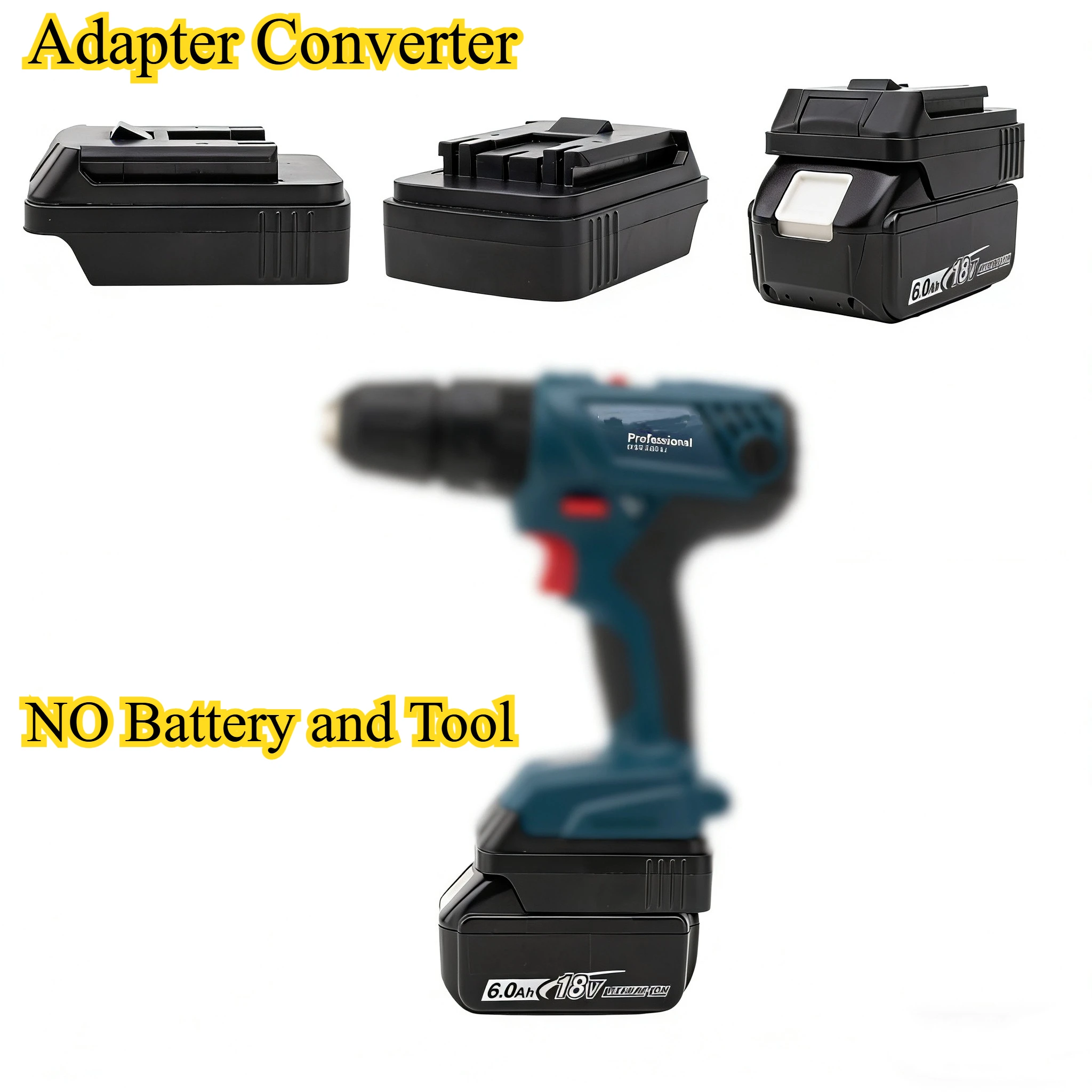 

For Makita 18V Li-Ion Battery Convert To Bosch 18V Wireless Portable Electric Drill Tool Adapter Accessories(NO Battery)
