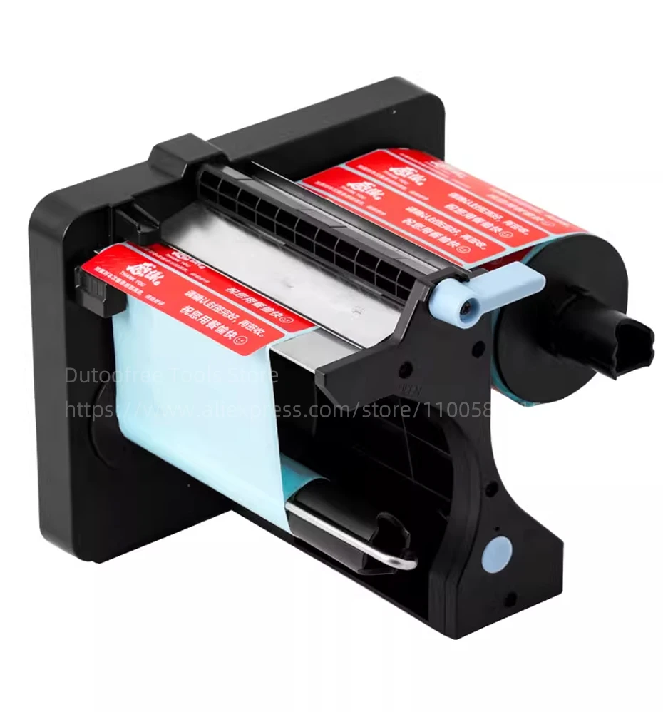 Auto Label Dispenser Device Fully Automatic Label Stripping Machine Label Printer Dispenser Sticker Separating Machine