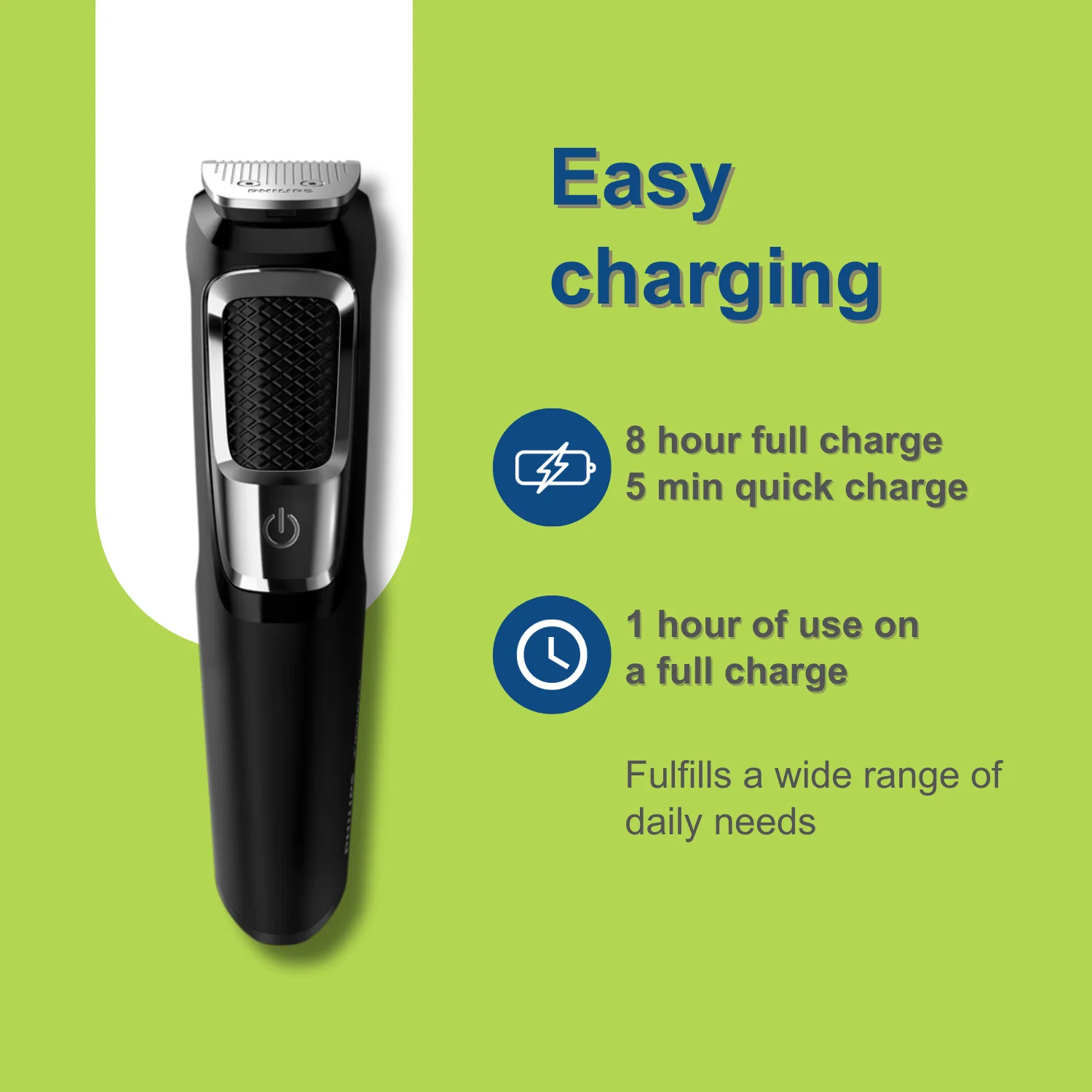 Philips Norelco Multigroom 3000 MG3750, All-in-One Trimmer, Face and Head