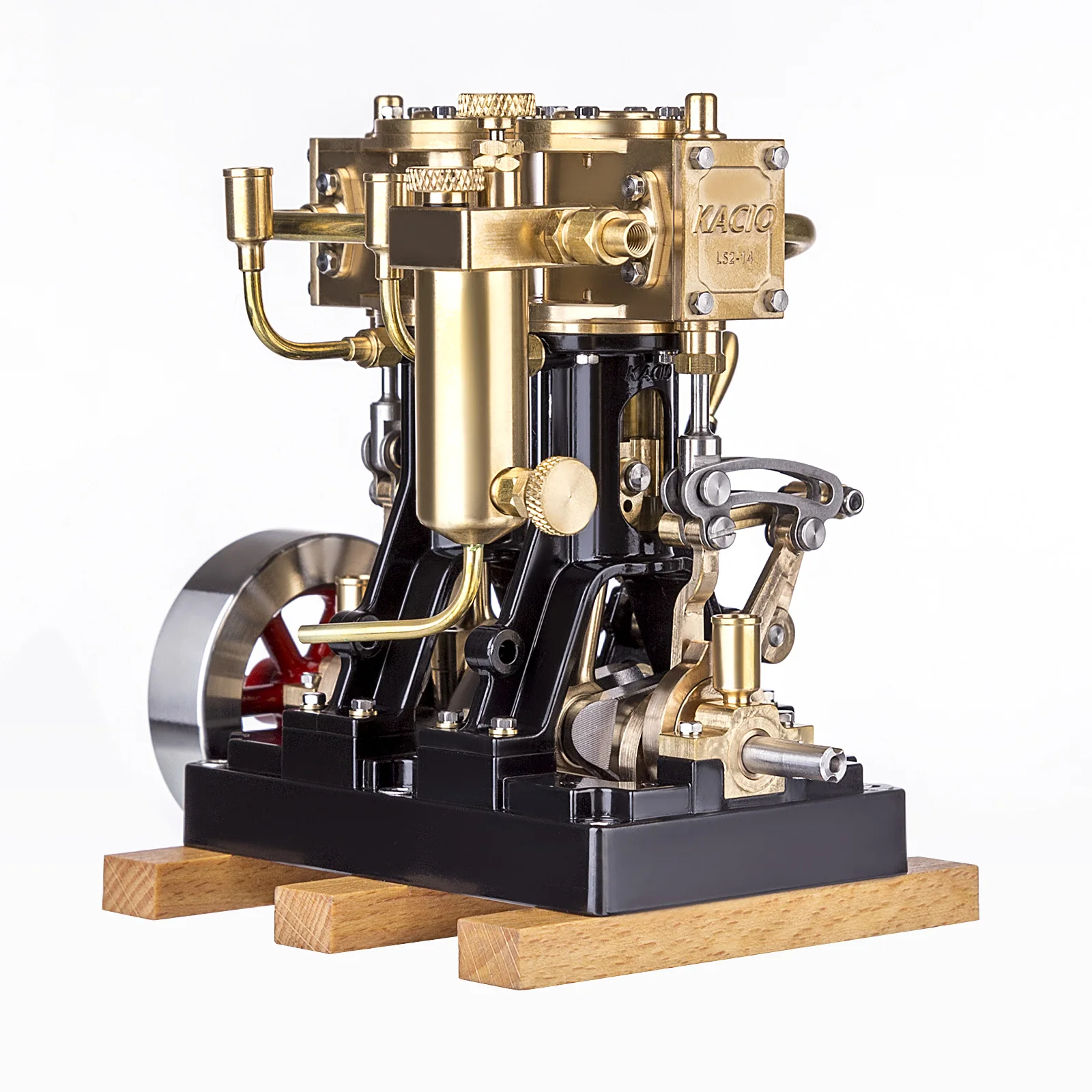 KACIO LS214 Reciprocating steam engine Scientific Toy Engine Model Retro Engine Gift Teaching Boy