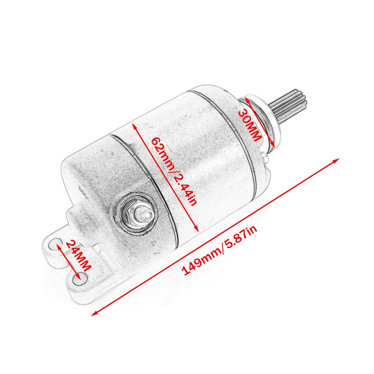 Motorcycle Electrical Starter Engine Motor for Husaberg FE390 FE450 FS450 FE550 FE650 FS650 59040001000 78040001000