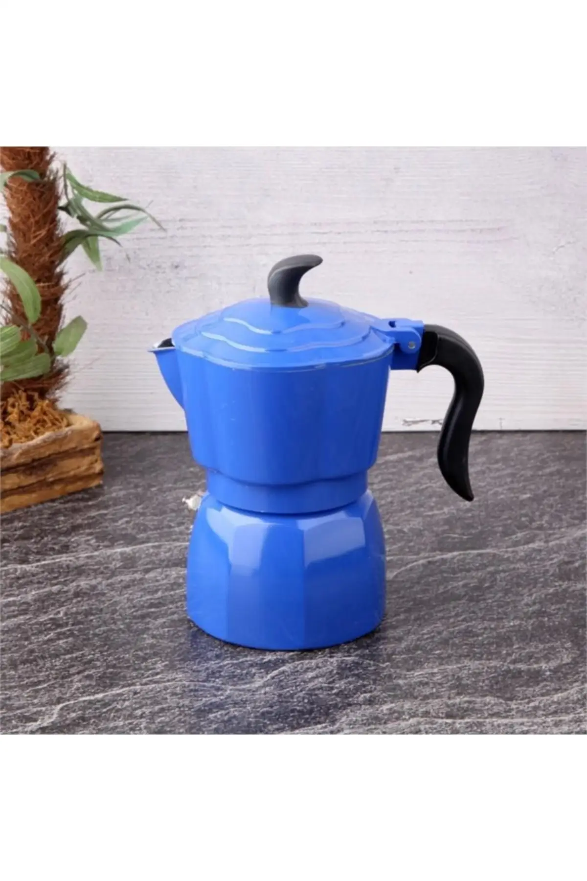 DOLBOVI Moka Pot 3 fincank blue Thn74936 Coffee Maker Glass Pot Turkish Coffee Maker Glass Pot Turkish Coffee