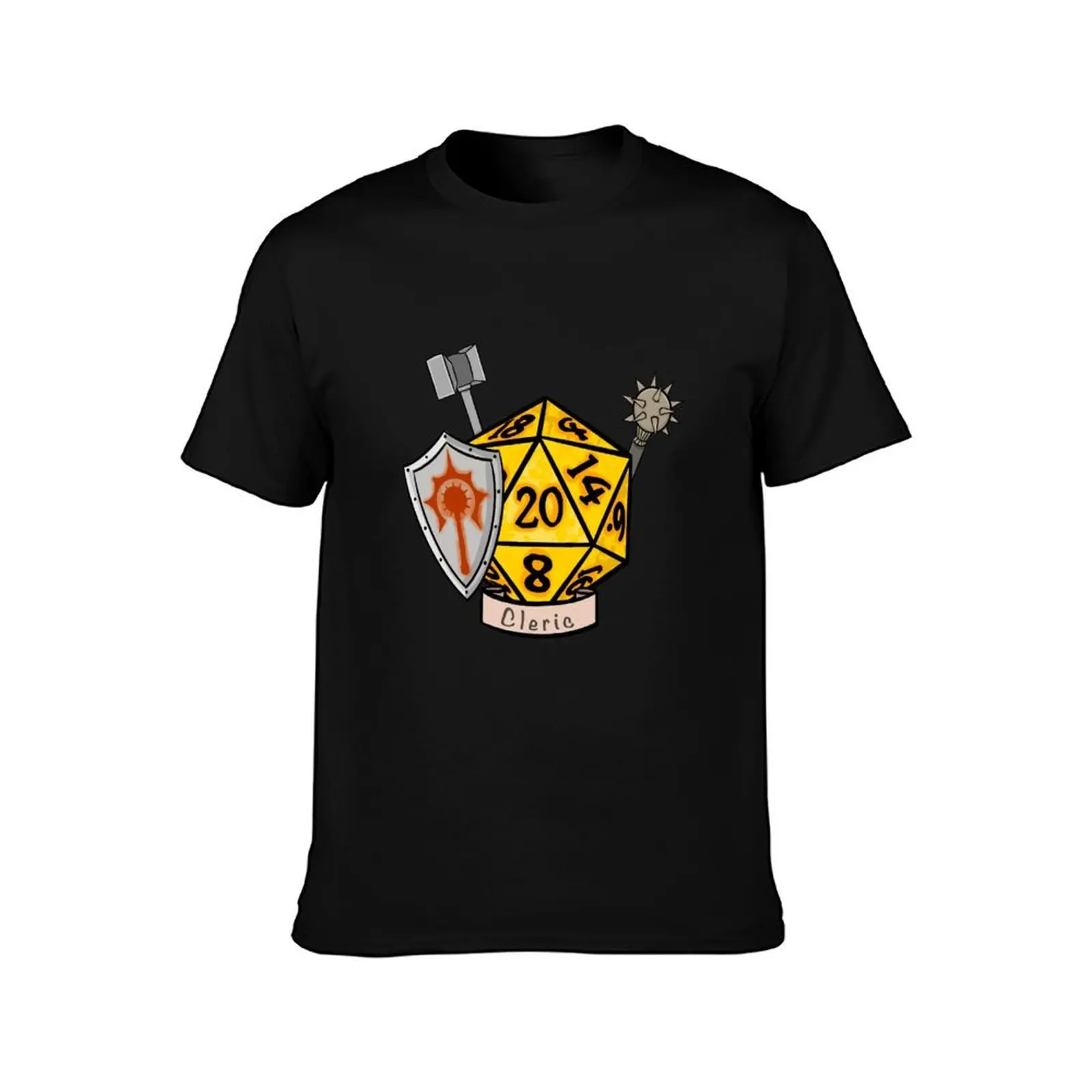 DnD D20 class cleric Men T Shirt t shirt man plain