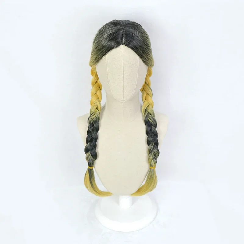 Tokyo Revengers Haitani Ran Braids Long Wig Cosplay Costume Heat Resistant Synthetic Hair Tenjiku Rokuhara Tandai Women Wigs