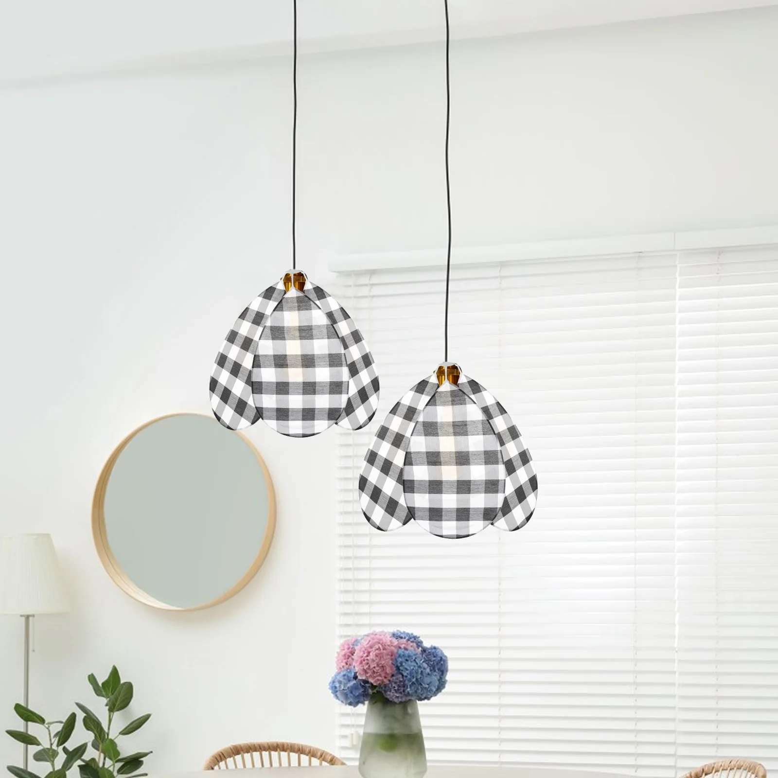 

Petal Lampshade Fabric Lamp Cover E27 Bulb Compatible Soft Material Unique Floral Design Simple Installation