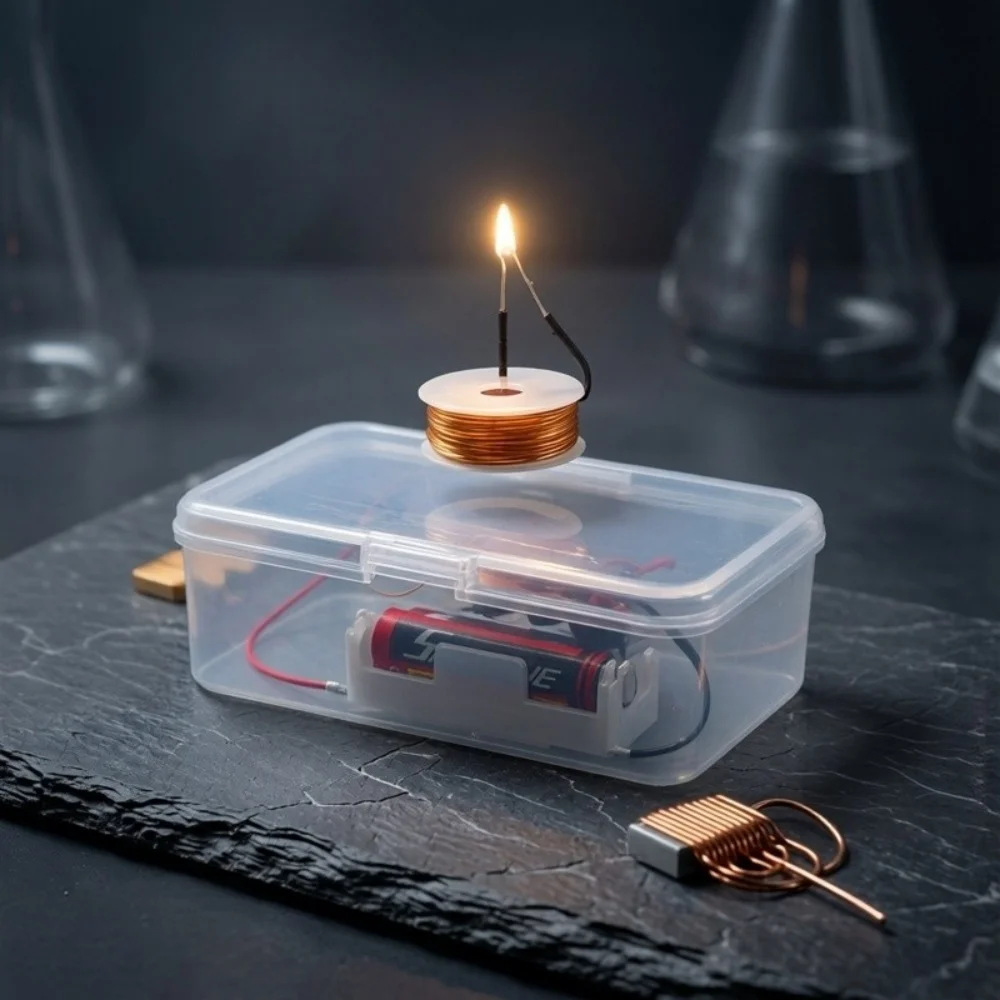 DIY Elektromagnetismus-Experimentier-Set STEM Lehrreiches Levitationstechnologie-Set für Grundschulen Elektrizitäts-Wissenschafts-Lernmaterialien – Detail 2