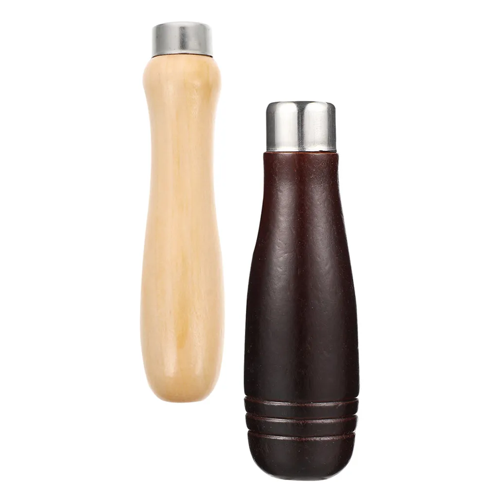 3Pcs Wooden File Handle Natural Wood Grip for Woodworking Metal Filing DIY Carpentry Precision Grinding Comfortable Ergonomic