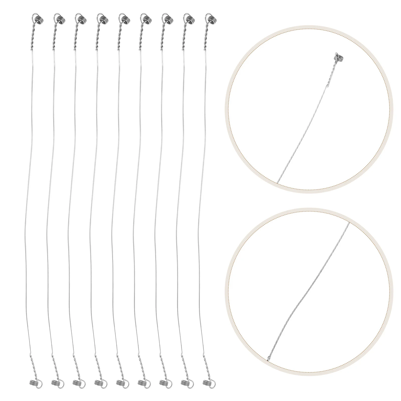 

10pcs Cheese Wire Replacement Stainless Steel Cutting Line For 6 Inch Slicer Block Precision Cheese Butter Vegetable Slicing